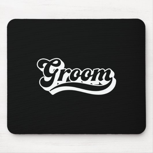 Groom Bachelor Party für Männer Matching Crew Squa Mousepad (Vorne)