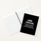 Groom Bachelor Party Geschenke Notizblock (Innenseite)