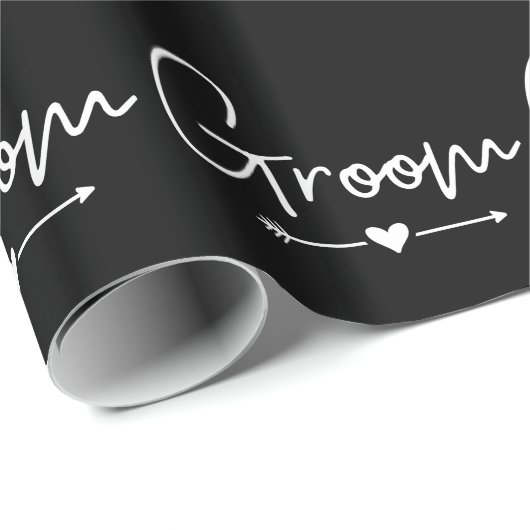 Groom-Bachelor-Party Geschenkpapier (Rolleneckpunkt)