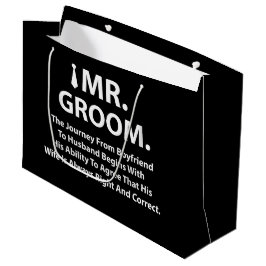 Groom Bachelor Party Große Geschenktüte