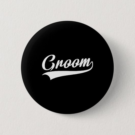 Groom - Bachelor Party - Hochzeit 1 Button (Vorderseite)