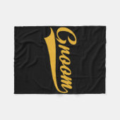 Groom - Bachelor Party - Hochzeit Fleecedecke (Vorderseite (Horizontal))