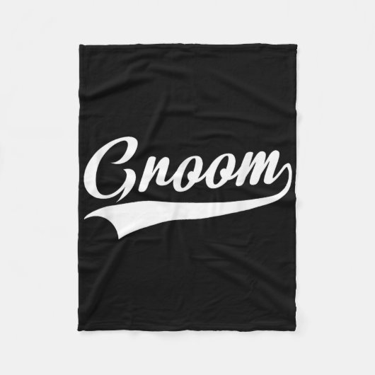 Groom - Bachelor Party - Hochzeit Fleecedecke (Vorderseite)