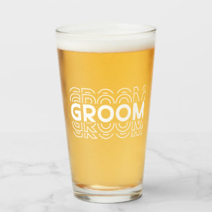 Groom Beer Glas