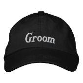 Groom bestickte Cap Bestickte Baseballkappe (Vorderseite)