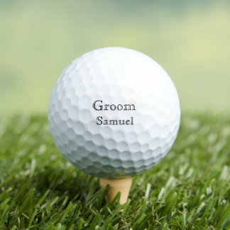 Groom Black Bachelor Party Name Geschenke Hochzeit Golfball