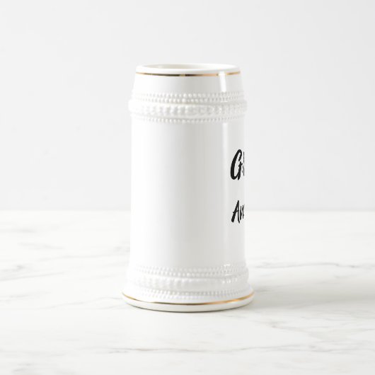 Groom Black Elegant Stilvolle Geschenke Hochzeit B Bierglas (Mittel)