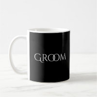 Groom Black mit weißer Typografie