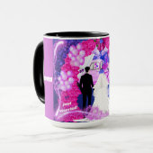 Groom Bride Coffee Tasse (Vorderseite Links)
