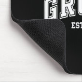 Groom Bride Est. 2025 Retro Just Married Couples W Mousepad (Ecke)