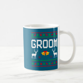 Groom bride married couple ugly christmas sweater  kaffeetasse