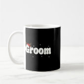 Groom Bride Santa Couples Weihnachtsausstellungen Kaffeetasse (Links)