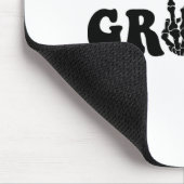 Groom Bride Skeleton Gothic Halloween Wedding Bach Mousepad (Ecke)