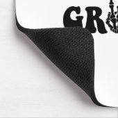 Groom Bride Skeleton Gothic Halloween Wedding Bach Mousepad (Ecke)