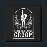 Groom Bride Skeleton Hand Paare Matching Wedding Magnet<br><div class="desc">Groom Bride Skeleton Hand Paare Matching Wedween</div>