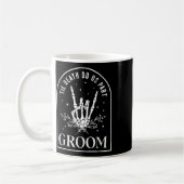 Groom Bride Skeleton Rock Hand Paare Wedding Hal Kaffeetasse (Links)