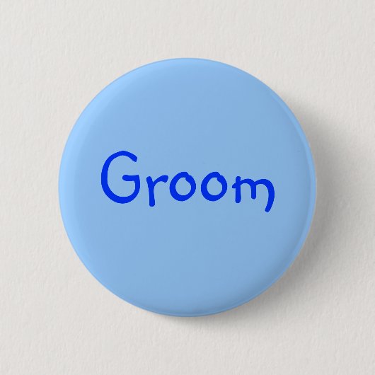 Groom Button (Vorderseite)