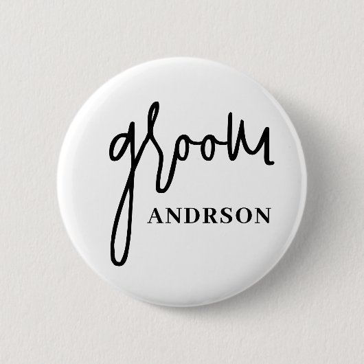Groom Button (Vorderseite)