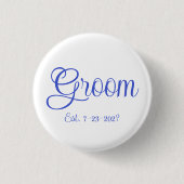 Groom Button (Vorderseite)
