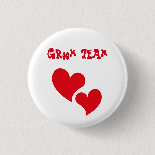 Groom Button (Vorderseite)