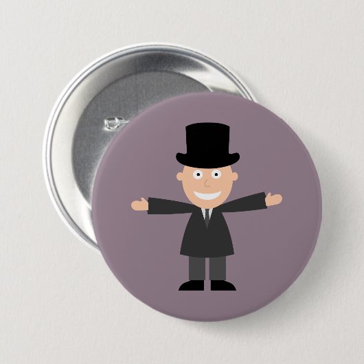 Groom Button (Vorne & Hinten)