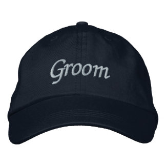 Groom Cap Bestickte Baseballkappe