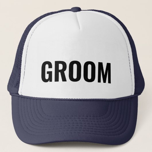 GROOM CAP HAT TRUCKERKAPPE (Vorderseite)