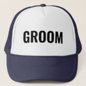 GROOM CAP HAT TRUCKERKAPPE (Vorderseite)