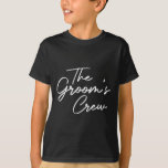 Groom Crew Bachelor Party Trauzeugen Stag Group Ou T-Shirt<br><div class="desc">Groom Crew Bachelor Party Trauzeugen Stag Group Outfit Herren</div>