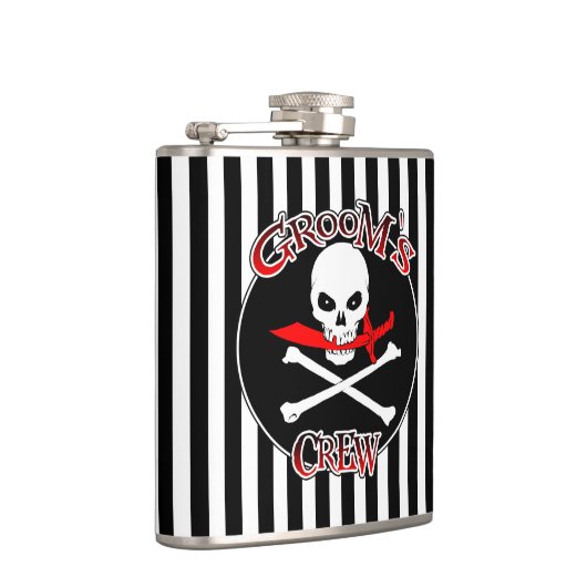 Groom-Crew Flachmann (Rechts)