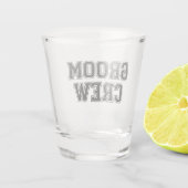 "Groom Crew" Junggesellenabschied Schnapsglas (Rückseite)