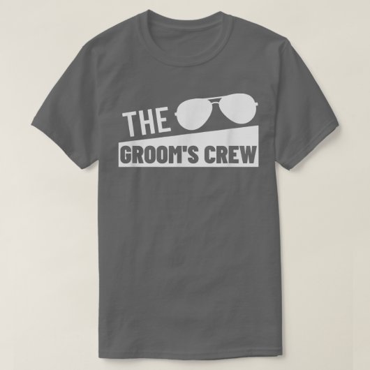 Groom Crew Squad Wedding Trauzeuge Bachelor Party  T-Shirt (Design vorne)