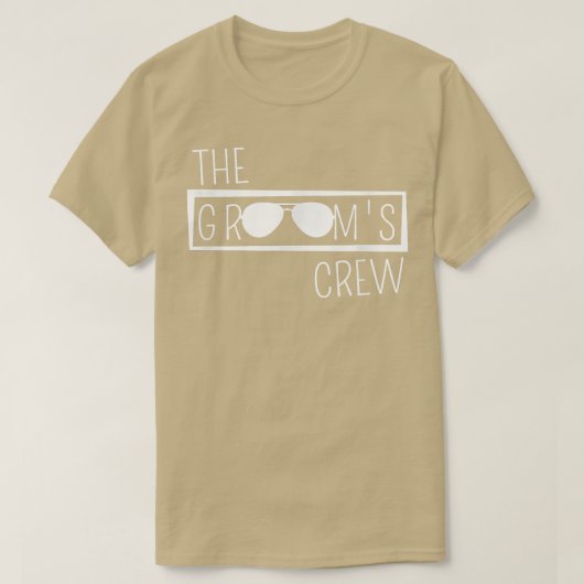 Groom Crew Squad Wedding Trauzeuge Bachelor Party  T-Shirt (Design vorne)