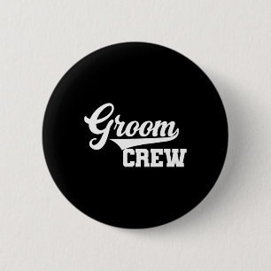 Groom Crew Trauzeuge Bachelor Party Hochzeit Group Button