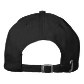 Groom Custom Wedding Monogram Baseball Cap Bestickte Baseballkappe (Rückseite)