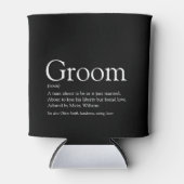 Groom Definition, Stag Bachelor Party, Hochzeit Dosenkühler (Vorderseite)