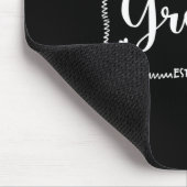 Groom Est. 2025 - Hochzeit und Matchband nur März Mousepad (Ecke)