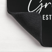 Groom Est. 2025 - Matching Getting Ready Bride Gro Mousepad (Ecke)