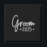 Groom Est 2025 Verheiratete Hochzeitsreise Verlobu Magnet<br><div class="desc">Groom Est 2025 Verheiratete Hochzeitsfeier Verlobung Vorbereitung</div>