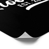 Groom Est 2026 Just Married Honeymoon Wedding Groo Poster (Ecke)