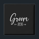 Groom Est 2026 Verheiratete Hochzeitsbindungsparty Magnet<br><div class="desc">Groom Est 2026 Verheiratete Hochzeitsbindungsparty Husband 2026</div>