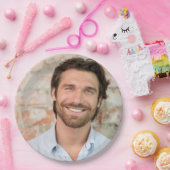 Groom-Face-Foto-Junggeselinnen-Abschied-Teller Pappteller (Party)