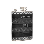 Groom Flask Mustache Flachmann (Rechts)