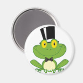 Groom Frog Cartoon Magnet (Vorderseite/Rückseite)