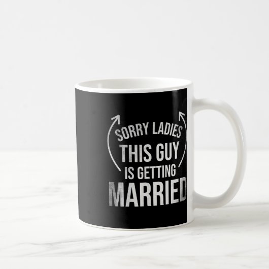 Groom Funny Bachelor liefert Kleidung Party Weddin Kaffeetasse (Rechts)