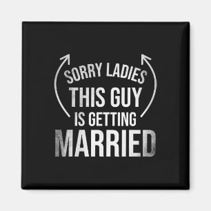 Groom Funny Bachelor liefert Kleidung Party Weddin Magnet