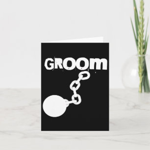 Groom Funny Wedding Stag Party Bachelor Karte