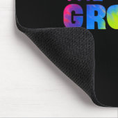 Groom Gefärbte Krawatte Cool Shades Funny Bachelor Mousepad (Ecke)