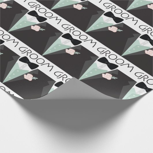 Groom Geschenkpapier (Ecke)