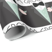 Groom Geschenkpapier (Rolleneckpunkt)